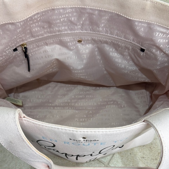 Kate Spade Light Pink Tote - En Route to Happily Ever After - Picture 3 of 5